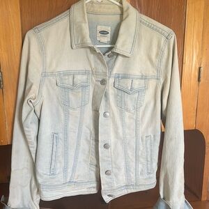 Light wash jean jacket